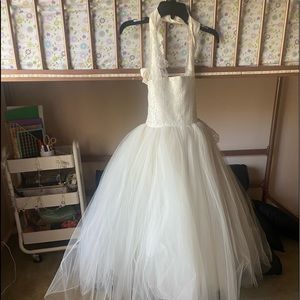 BHLDN Amalee ivory Hattie lace tulle dress